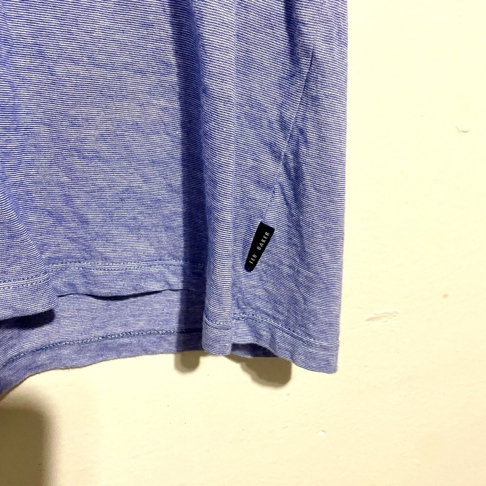 Ted Baker Mens Polo Golf Shirt Size 6 XL Preppy Designer Business Casual Work - Picture 5 of 6